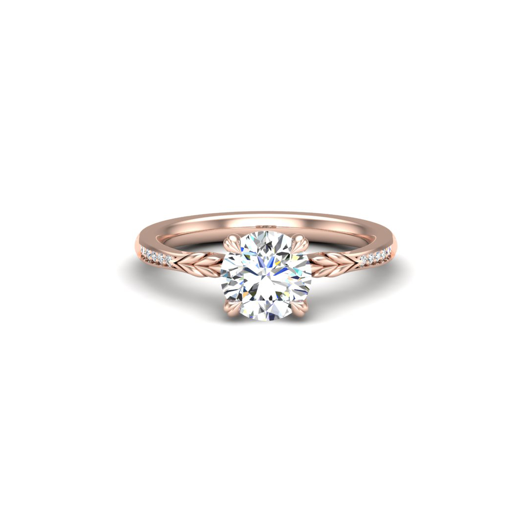 Jolene Pave Engagement ring